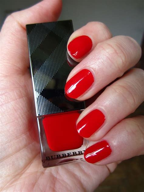 burberry poppy red nail polish